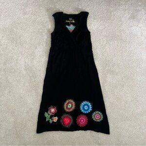 Desigual Eclectic Embroidered‎ Midi Dress